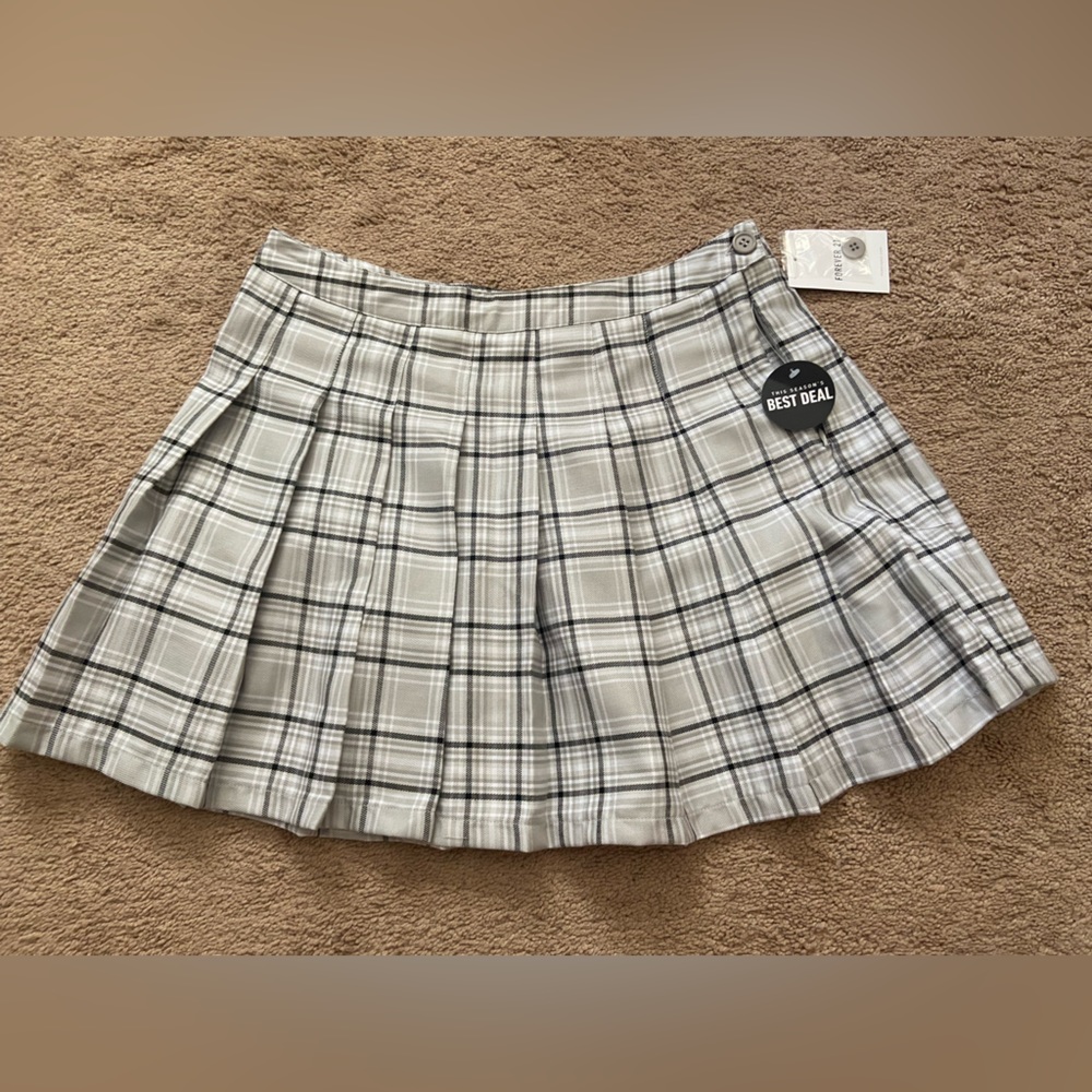 NWT Forever 21 Plaid Schoolgirl Skirt (pleated)